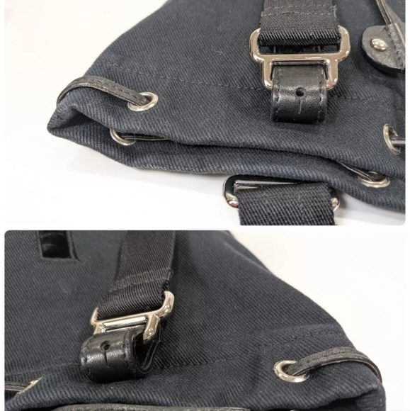 YSL 🔥 Rare 🔥 Rive Gauche Kahala Canvas and Leather Tote Bag! - Picture 8 of 10